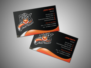 Business Card Design by Grafactory for Fox Automotive Detailing | Design: #11246401