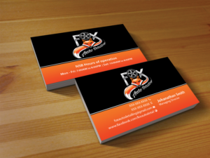Design de Carte de Visite par Creations Box 2015 pour Fox Automotive Detailing | Design : #11223173