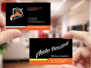 Design de Carte de Visite par Creations Box 2015 pour Fox Automotive Detailing | Design : #11223182