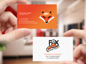 Design de Carte de Visite par Creations Box 2015 pour Fox Automotive Detailing | Design : #11223194