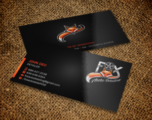 Business Card Design by Brand aid for Fox Automotive Detailing | Design: #11221896