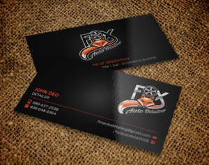 Business Card Design by Brand aid for Fox Automotive Detailing | Design: #11221897