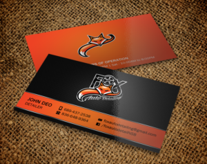Business Card Design by Brand aid for Fox Automotive Detailing | Design: #11221898