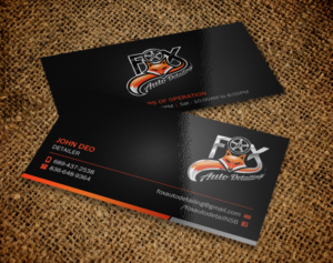 Business Card Design by Brand aid for Fox Automotive Detailing | Design: #11221899