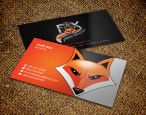 Business Card Design by Brand aid for Fox Automotive Detailing | Design: #11221900