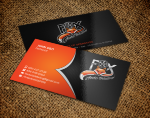 Business Card Design by Brand aid for Fox Automotive Detailing | Design: #11221902