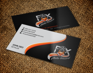 Business Card Design by Brand aid for Fox Automotive Detailing | Design: #11221906