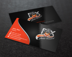 Business Card Design by Brand aid for Fox Automotive Detailing | Design: #11240106