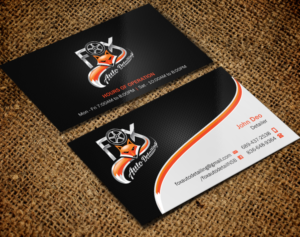 Business Card Design by Brand aid for Fox Automotive Detailing | Design: #11240111