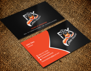 Business Card Design by Brand aid for Fox Automotive Detailing | Design: #11240112