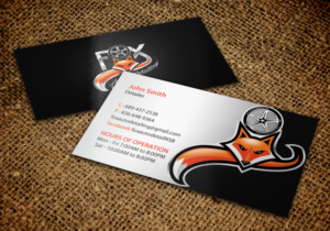 Design de Carte de Visite par chandrayaan.creative pour Fox Automotive Detailing | Design : #11221751