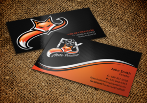 Business Card Design by chandrayaan.creative for Fox Automotive Detailing | Design: #11221757