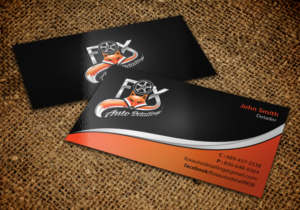Business Card Design by chandrayaan.creative for Fox Automotive Detailing | Design: #11221758