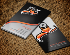 Business Card Design by chandrayaan.creative for Fox Automotive Detailing | Design: #11221770