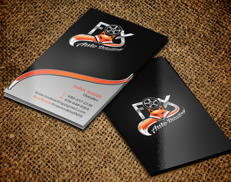 Business Card Design by chandrayaan.creative for Fox Automotive Detailing | Design #11221771