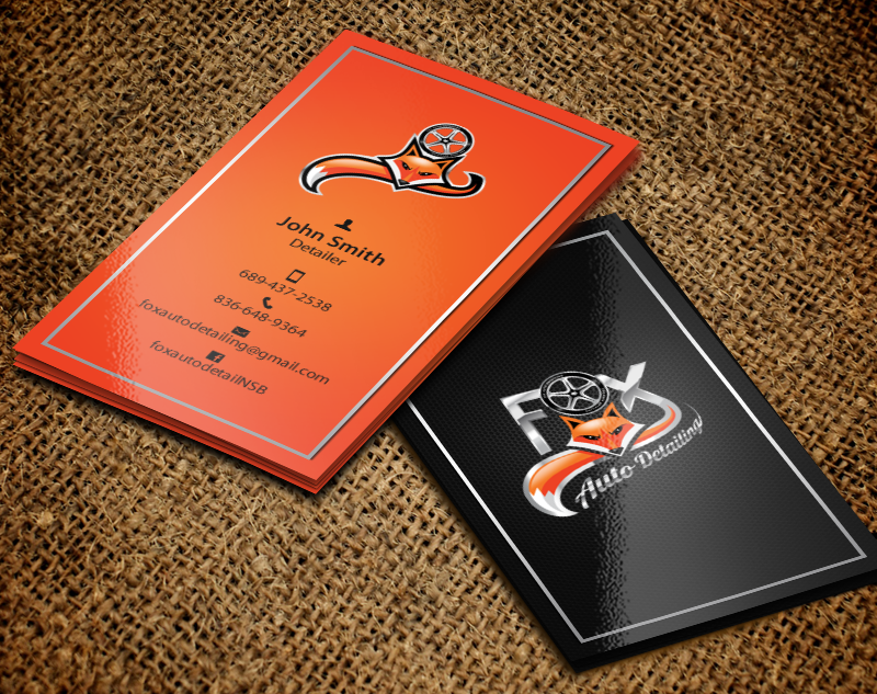Business Card Design by chandrayaan.creative for Fox Automotive Detailing | Design #11240060