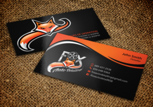 Business Card Design by chandrayaan.creative for Fox Automotive Detailing | Design: #11240061