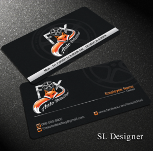 Business Card Design by SL Designer for Fox Automotive Detailing | Design: #11209720