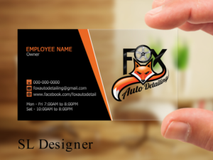 Business Card Design by SL Designer for Fox Automotive Detailing | Design: #11209733