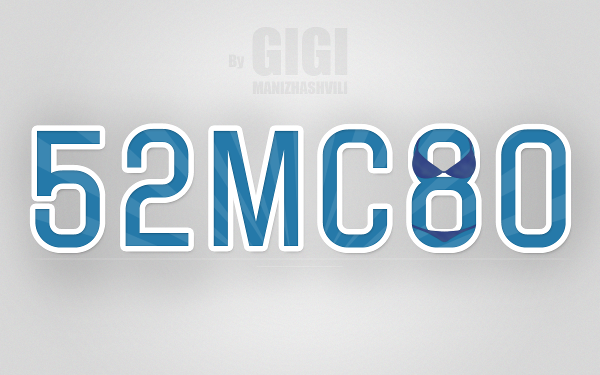 Diseño de Logo por Gigi Manizhashvili para 52MC80 | Diseño #2296091