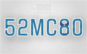 Logo Design by Gigi Manizhashvili for 52MC80 | Design #2296091