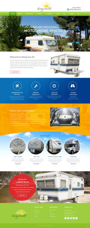 Wordpress Design by pb for Risingsunrv | Design: #11214963