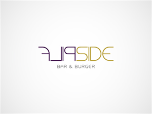 Flipside Bar & Burger  | Diseño de Logo por MemoCo