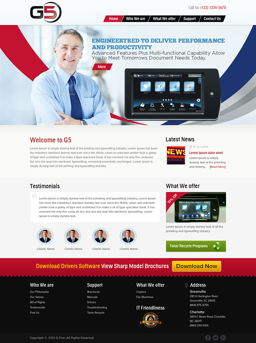 Diseño Wordpress por Mayank Patel para este proyecto | Diseño #2349025