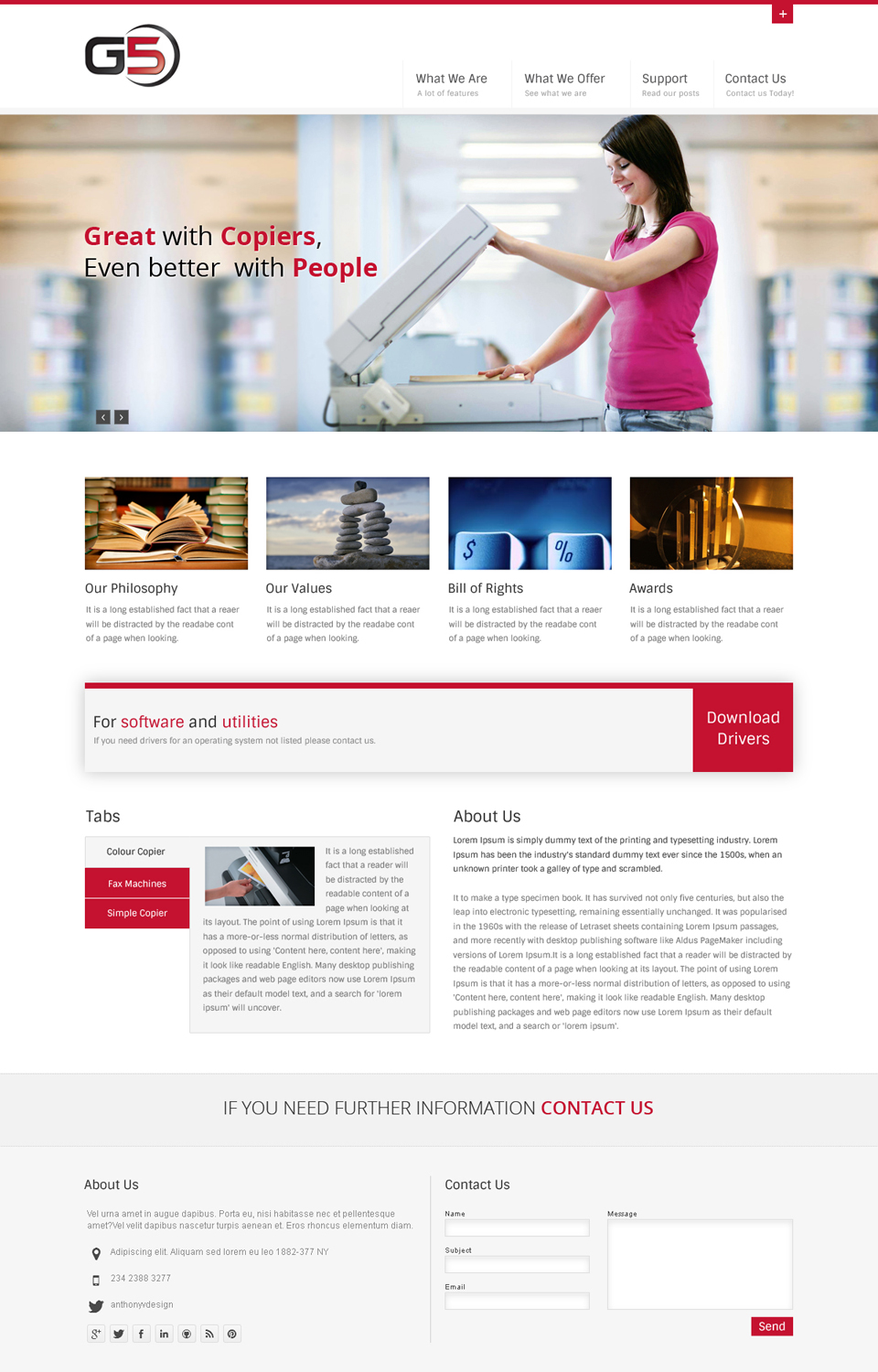 Wordpress Design by OM for this project | Design #2316603