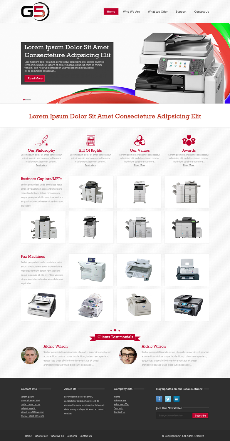 Wordpress Design by OM for this project | Design #2316615