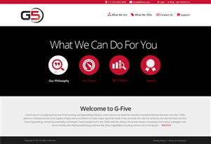 Wordpress Design by OM for this project | Design #2320702