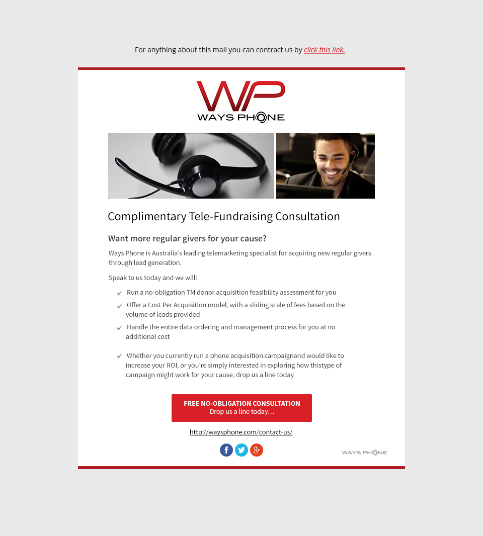 Email Marketing Design by Dabashes Adhikery for WAYS Phone | Design #11264277