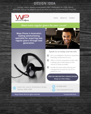 E-Mail Marketing-Design von Venkat für WAYS Phone | Design: #11264059