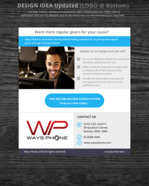 E-Mail Marketing-Design von Venkat für WAYS Phone | Design: #11264914