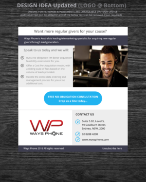 E-Mail Marketing-Design von Venkat für WAYS Phone | Design: #11264983