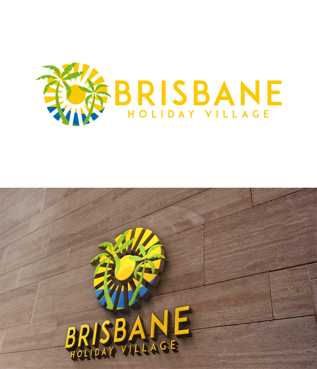 Logo-Design von trufya für Brisbane Holiday Village | Design #11322445