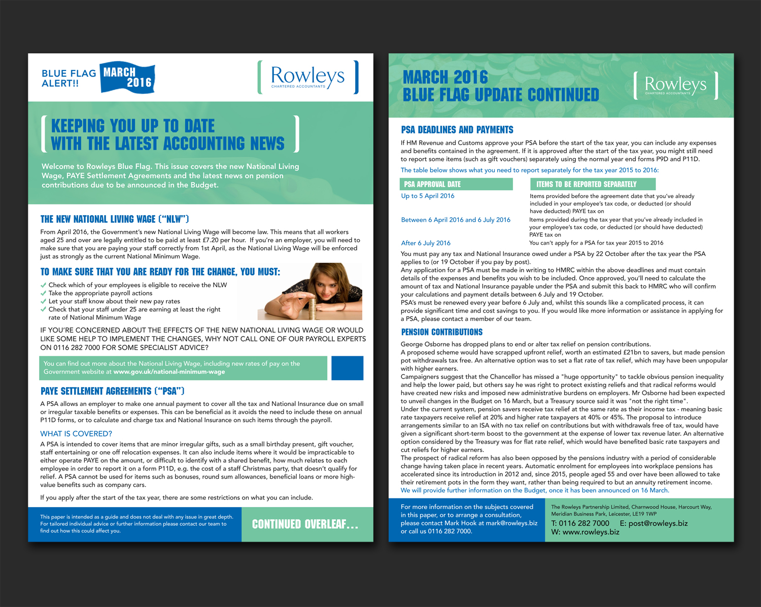Design de Flyer par Kishaloy_D pour The Rowleys Partnership Limited | Design #11245212