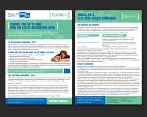 Flyer Design by Kishaloy_D for The Rowleys Partnership Limited | Design #11245212
