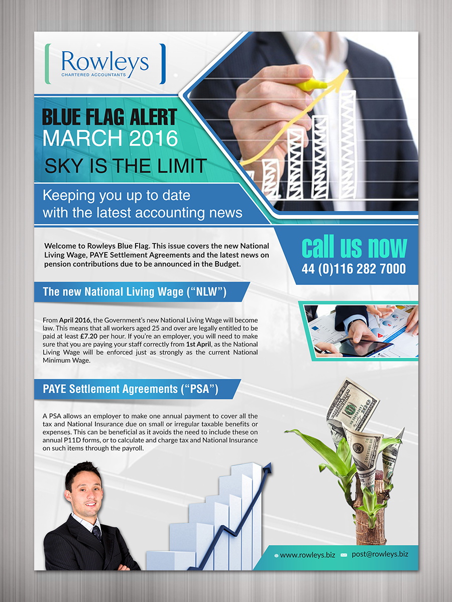 Flyer Design by TSU Creations for The Rowleys Partnership Limited | Design #11234657