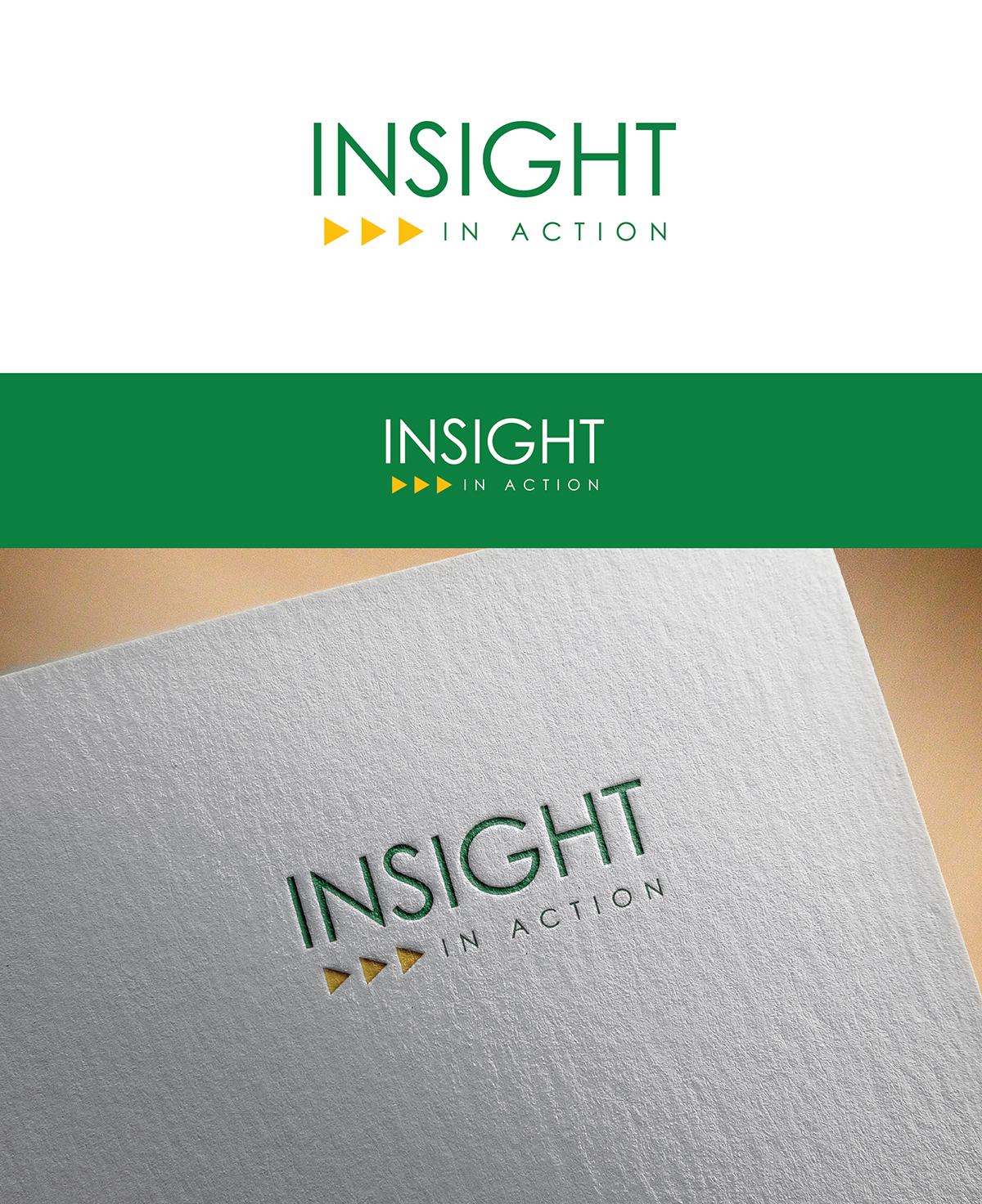 Logo Design by Ves-Boycheva for Insight in Action | Design #11273667