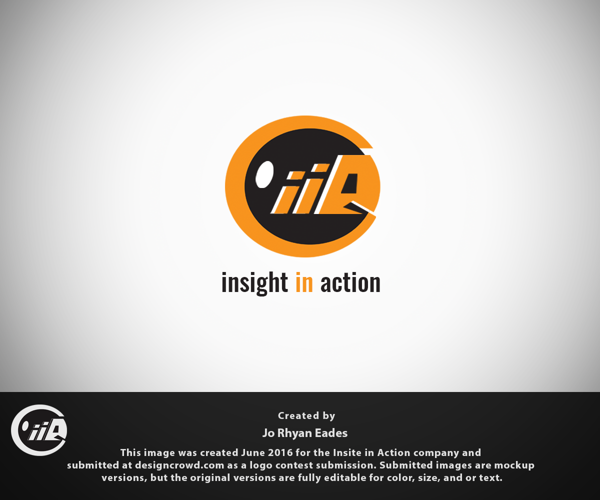 Logo Design by J.R.E for Insight in Action | Design #11222481