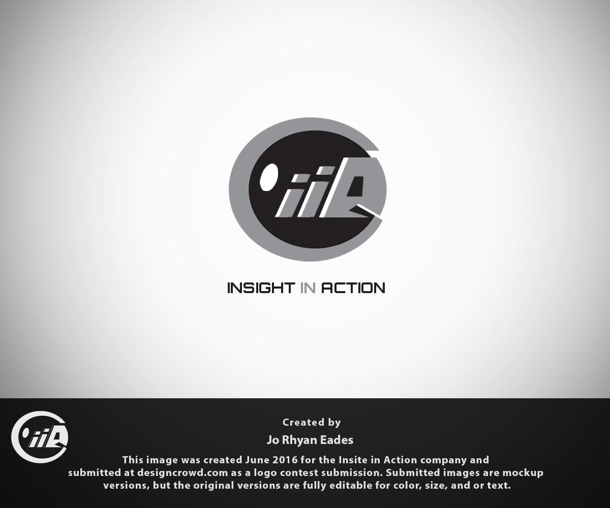 Logo Design by J.R.E for Insight in Action | Design #11222482