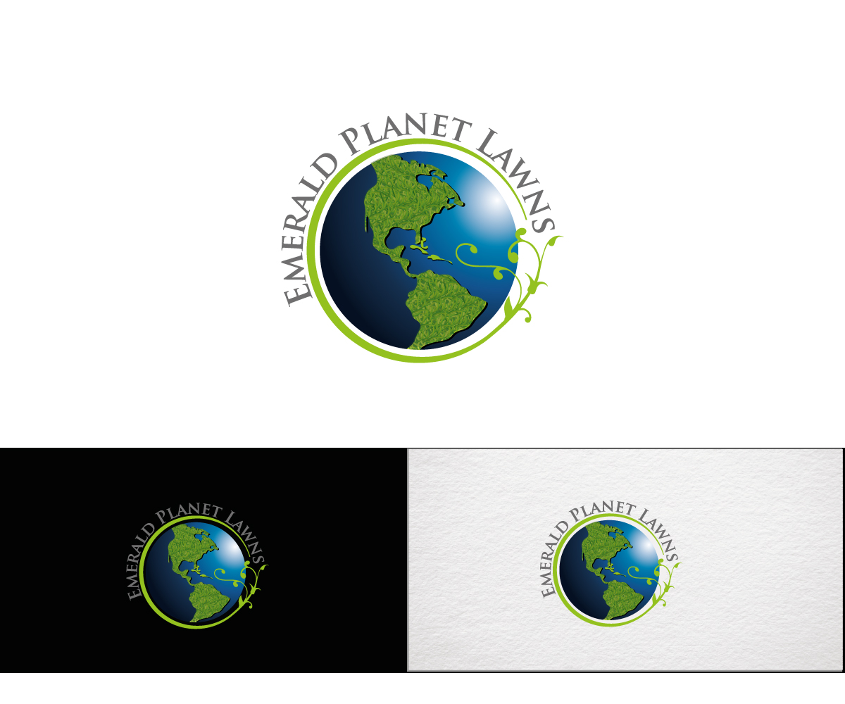 Logo Design by e-graphics for Emerald Planet Lawn LLC | Design #11220140
