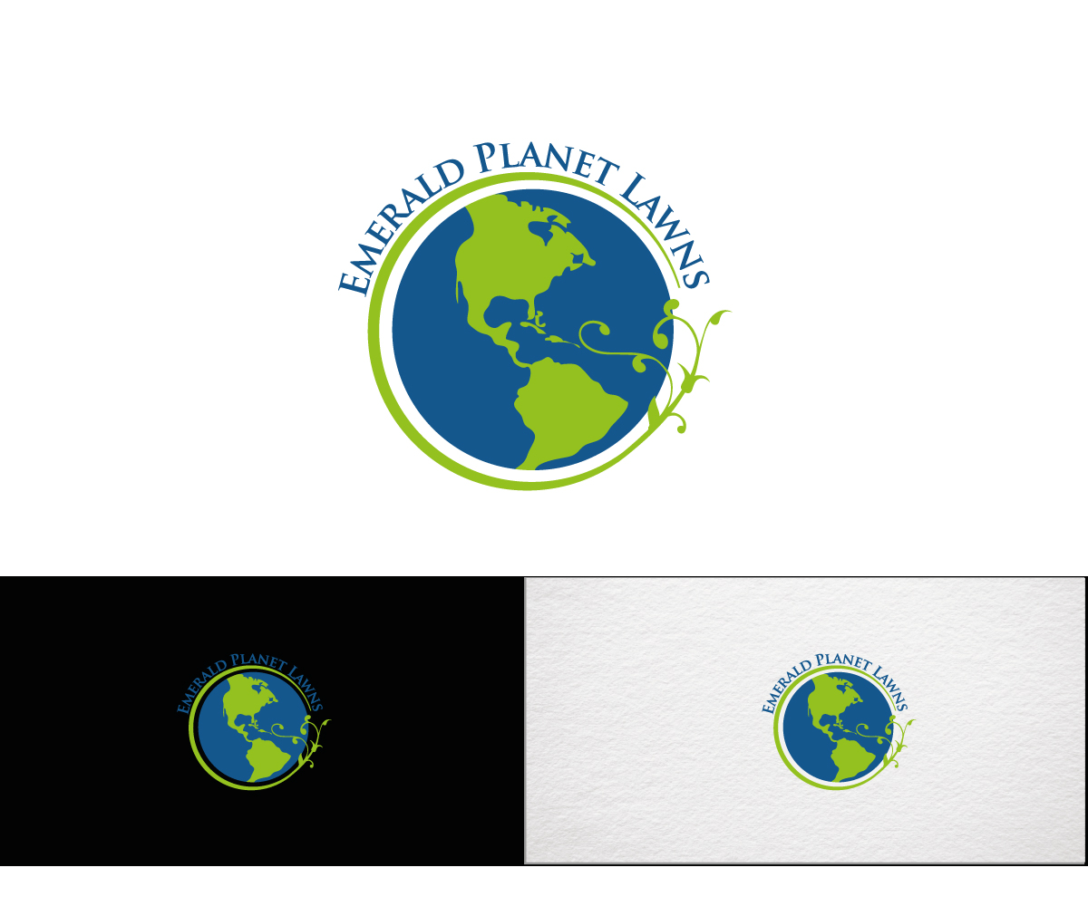 Diseño de Logo por e-graphics para Emerald Planet Lawn LLC | Diseño #11230273