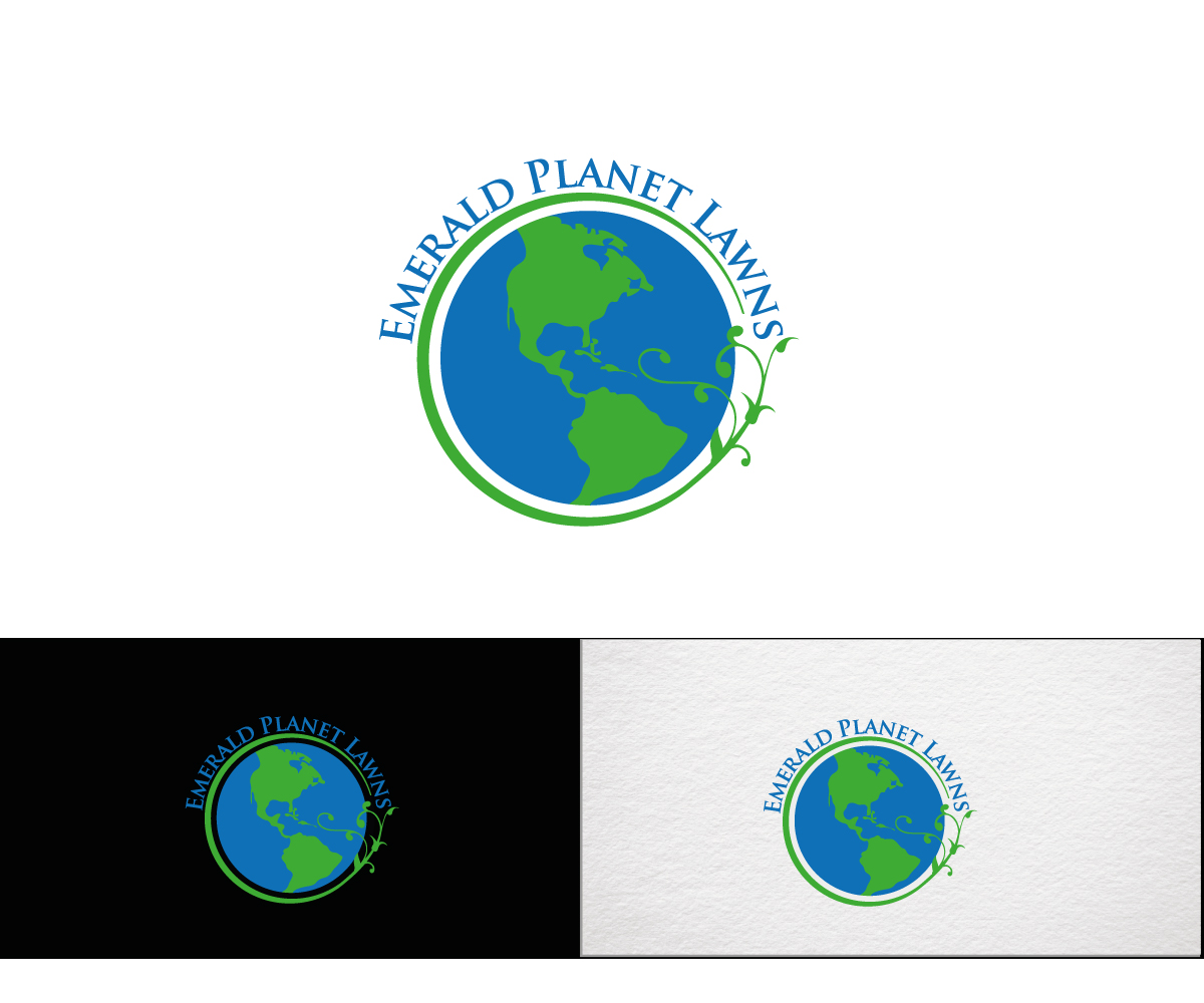 Logo-Design von e-graphics für Emerald Planet Lawn LLC | Design #11230276