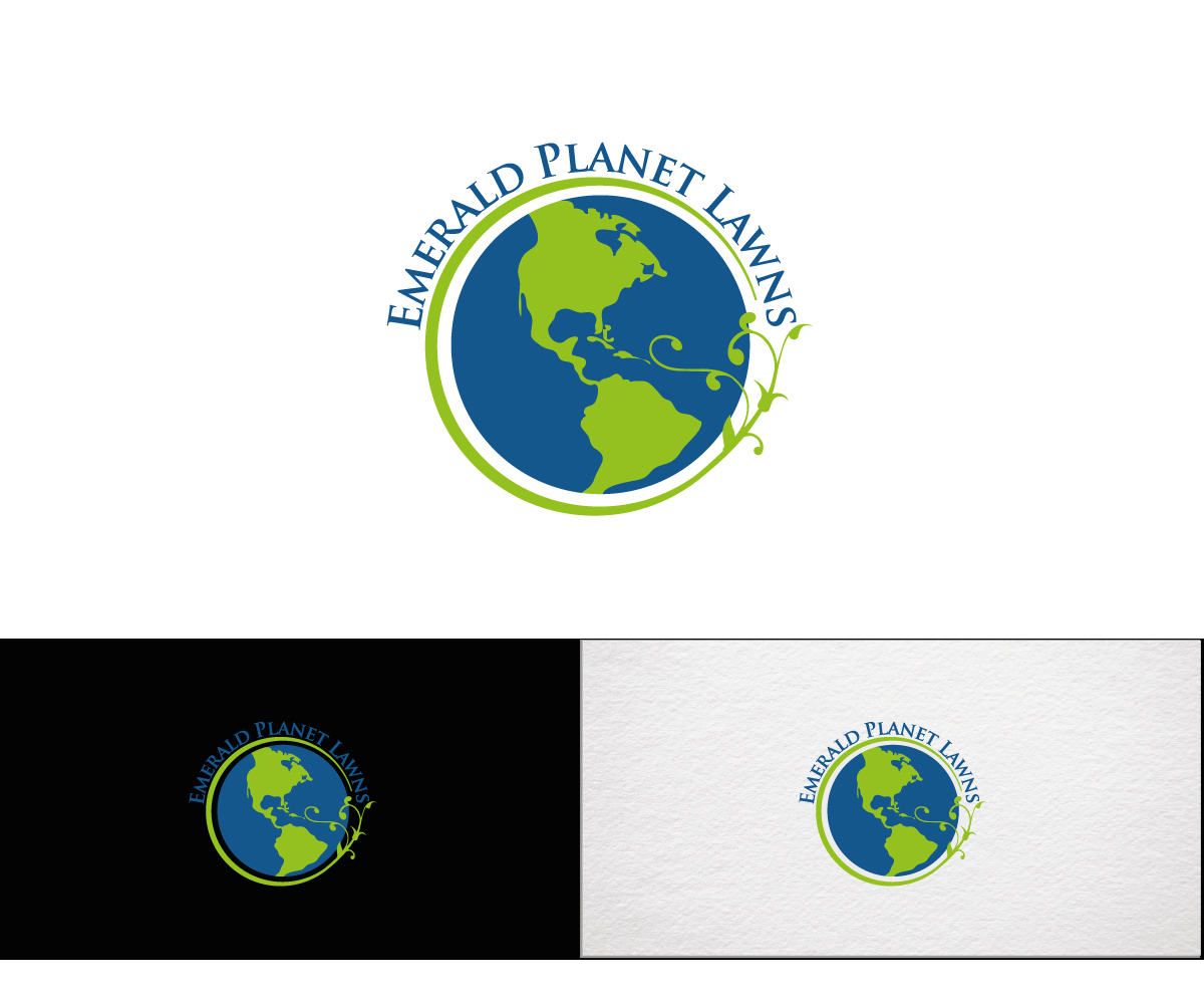 Diseño de Logo por e-graphics para Emerald Planet Lawn LLC | Diseño #11230277