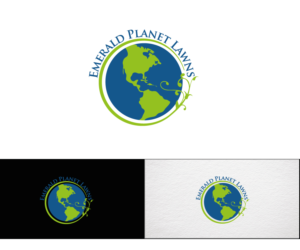 Logo-Design von e-graphics für Emerald Planet Lawn LLC | Design: #11232586