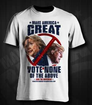 Emerging political movement needs catchy and fun t-shirt