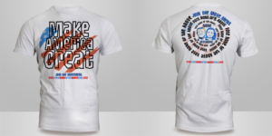 Emerging political movement needs catchy and fun t-shirt | Diseño de Camiseta por Kero