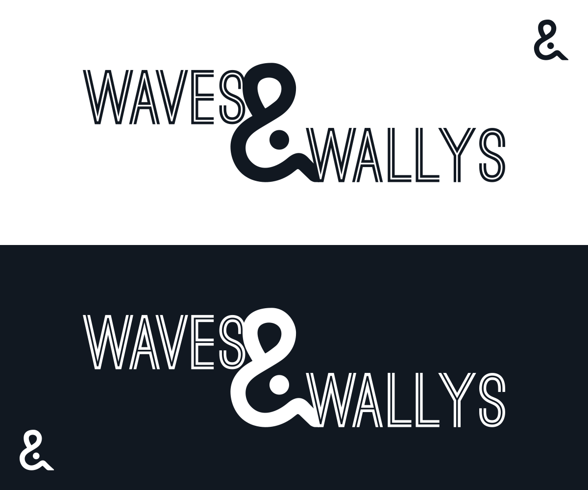 Diseño de Logo por nreimer para Waves and Wallys | Diseño #11213275